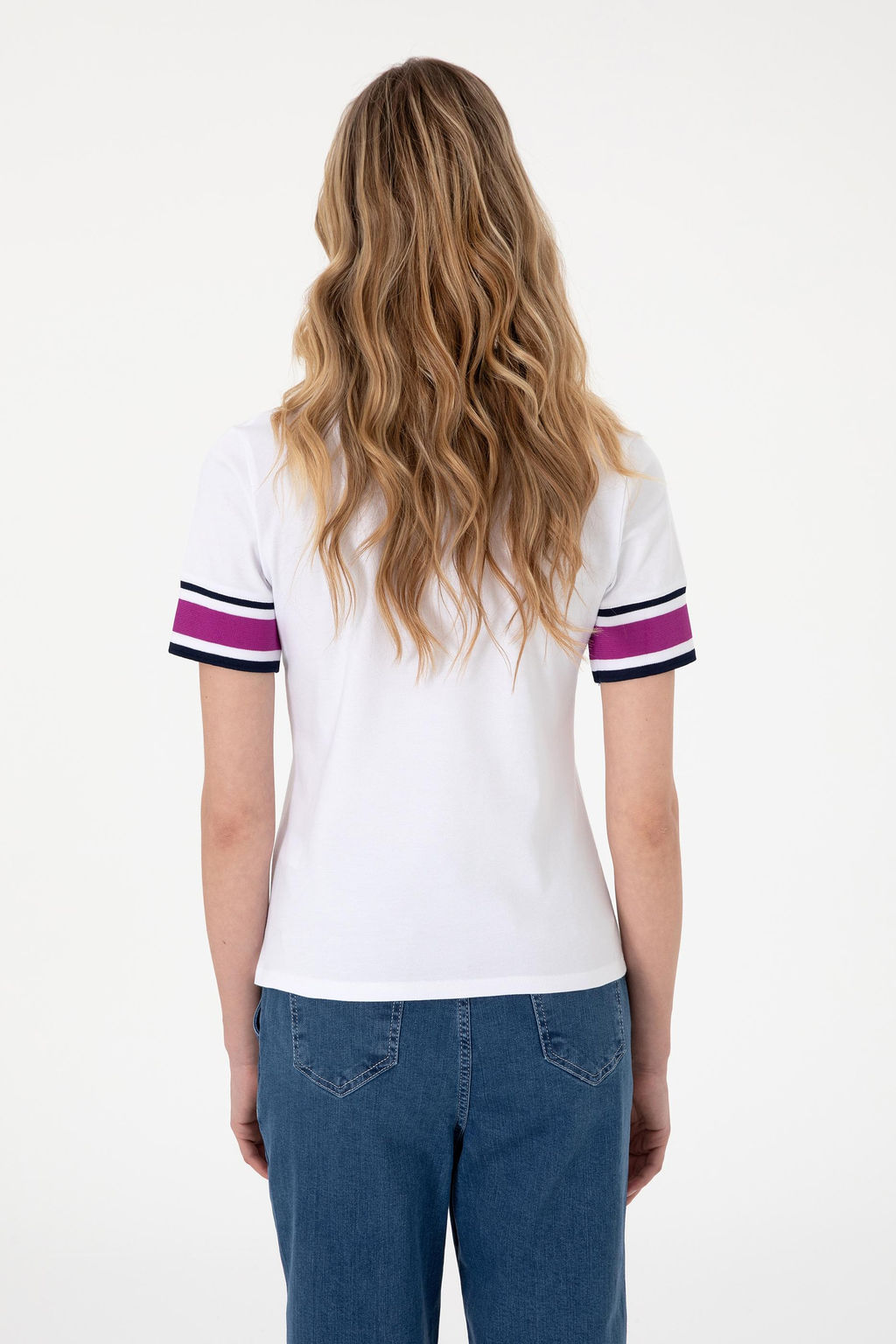 Kad_n Beyaz Ti__rt Sepette S_rpriz _ndirim - U.s. polo assn фото 5