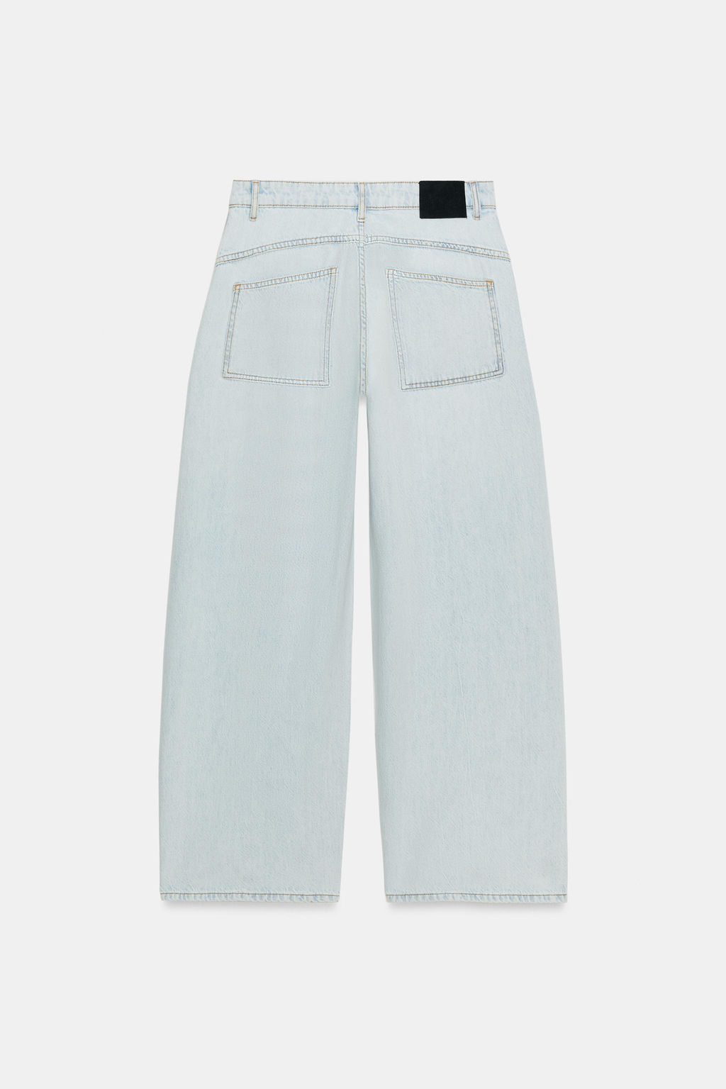 JEANS ZW COLLECTION LOOSE BARREL TIRO MEDIO / Azul - Zara фото 5