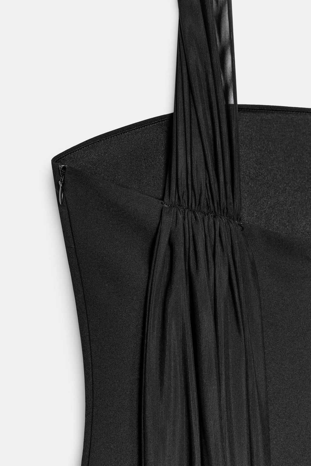 COMBINED DRESS WITH SHEER PANELS - Zara фото 4