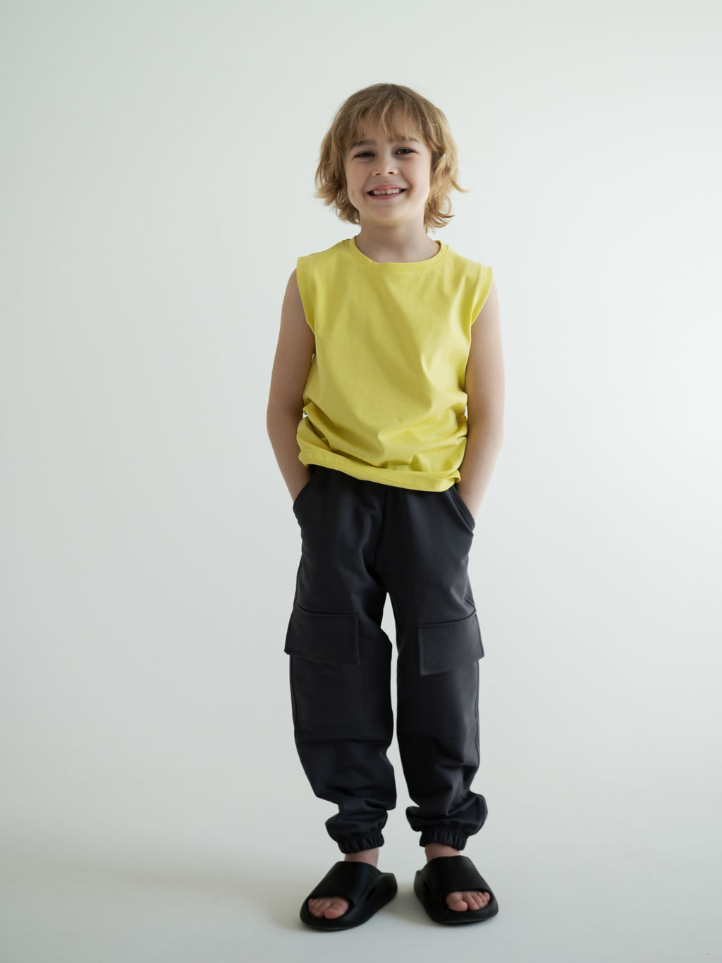 Брюки карго, хаки - Lesi kids фото 37