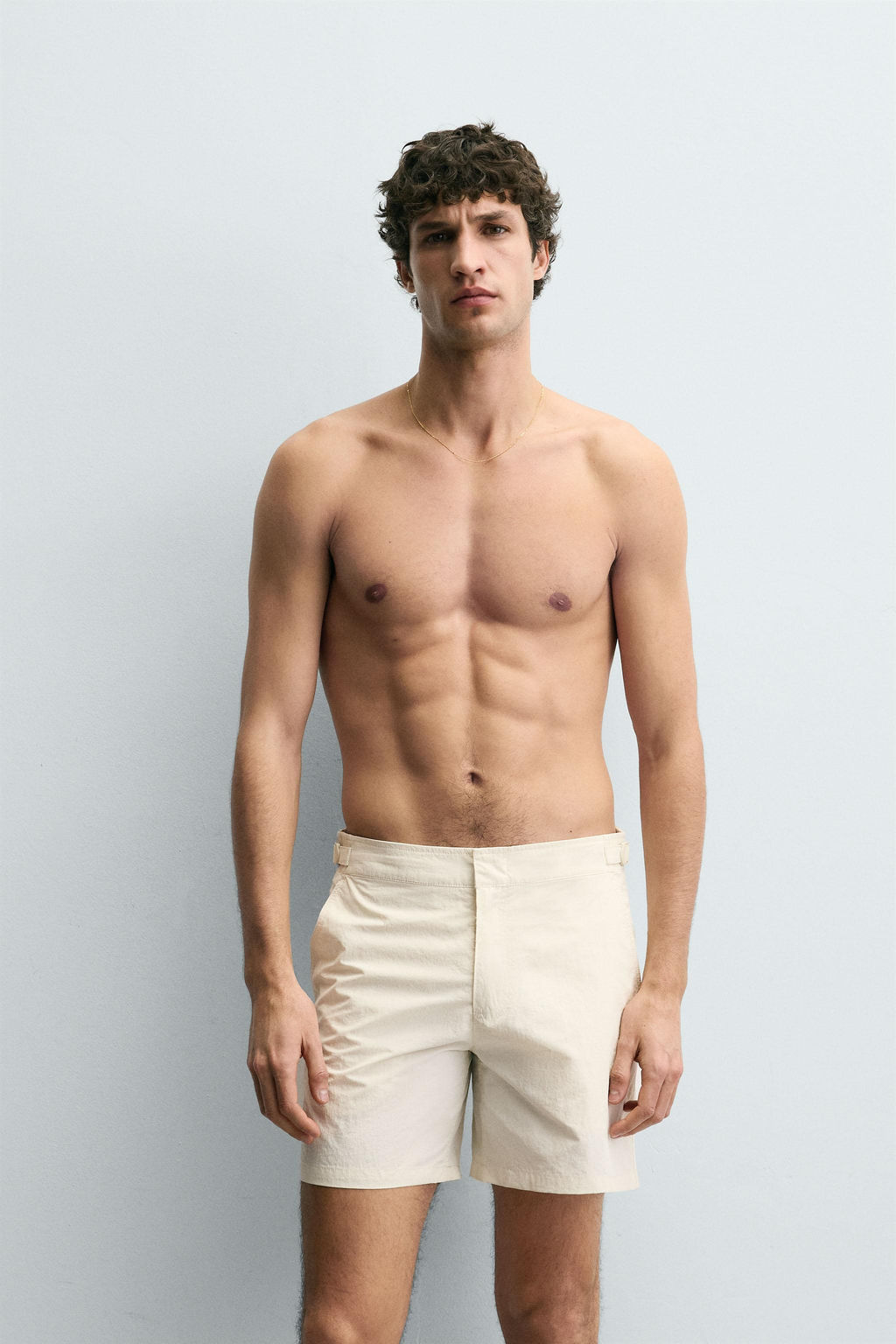 LONG STRUCTURED SWIMMING TRUNKS - Zara фото 7
