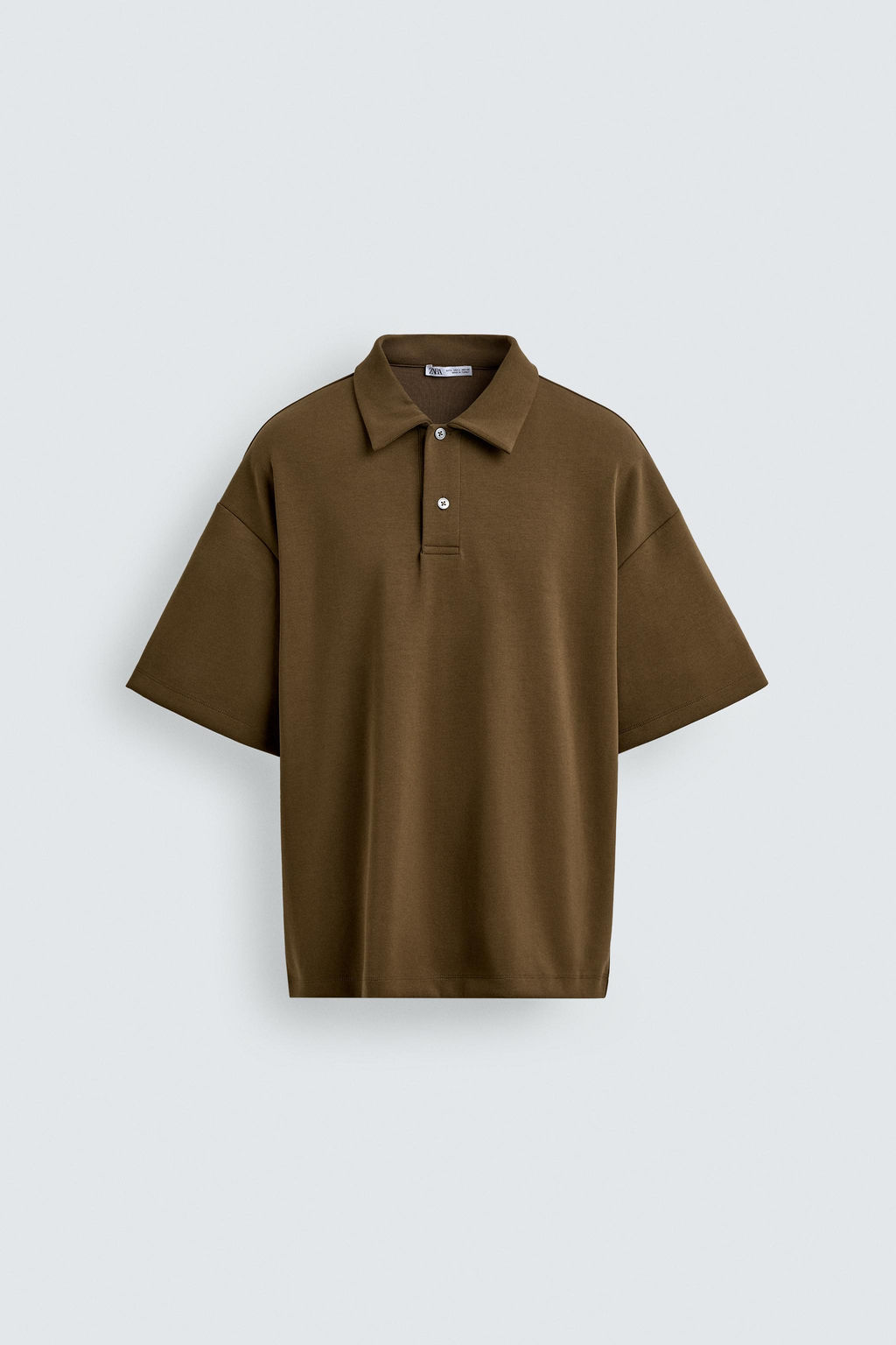 POLO RELAXED FIT SOFT / Marr?n - Zara фото 6
