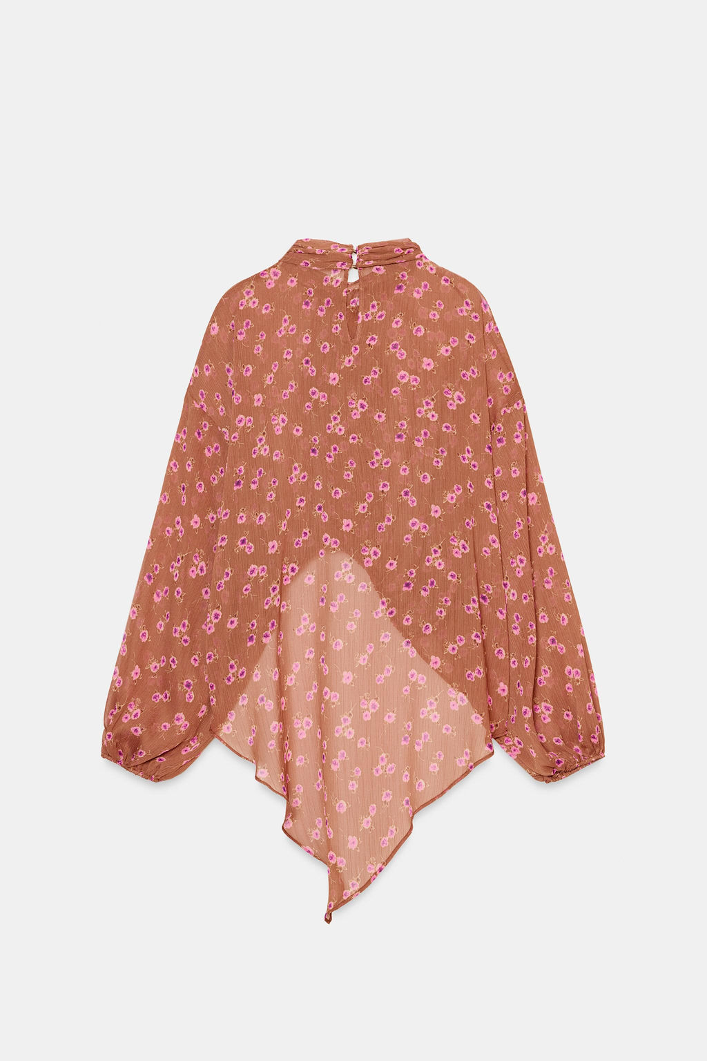 PRINTED SHIRT WITH BOW - Zara фото 11