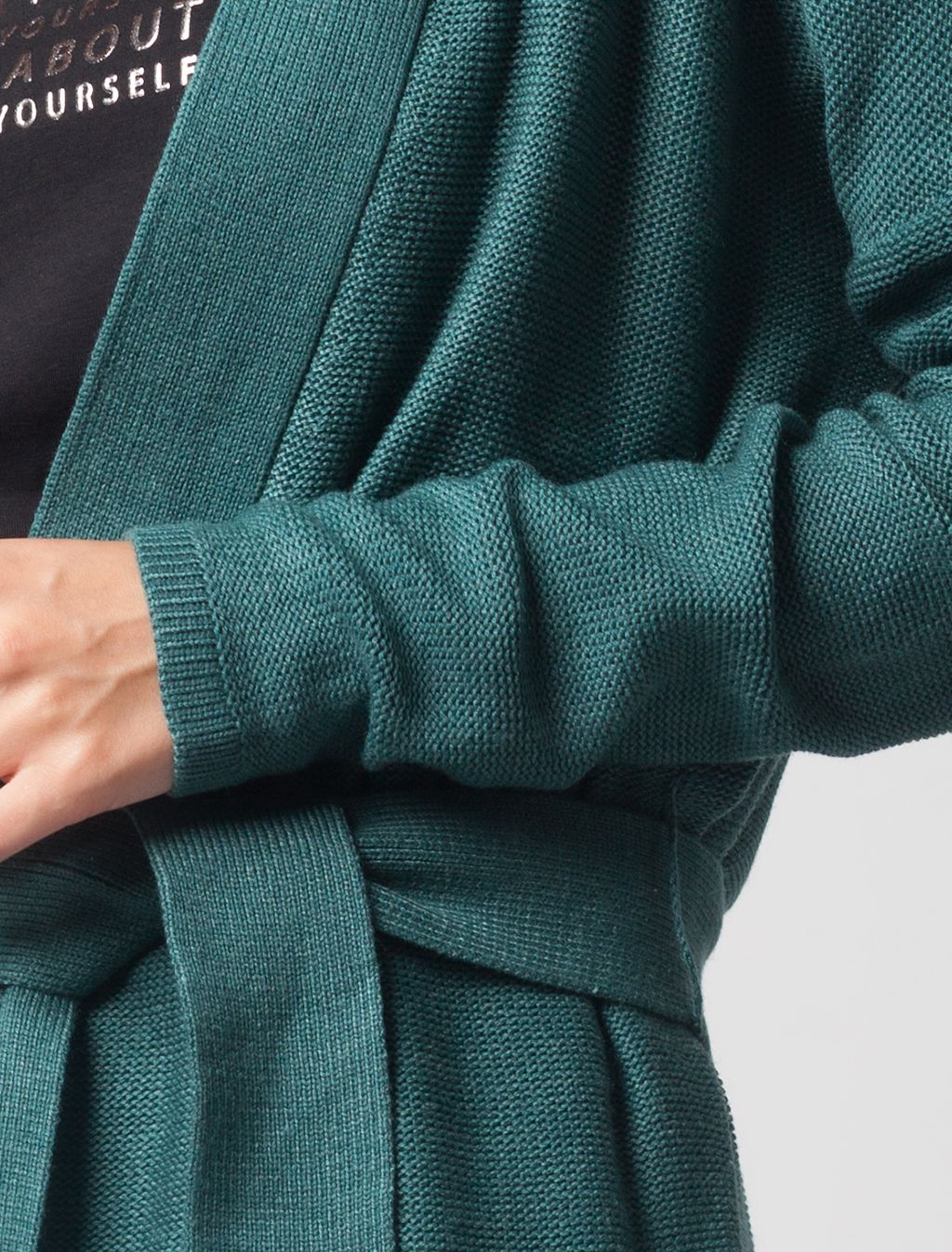 VILATTE / Кардиган из пряжи с шерстью мериноса  фото 2