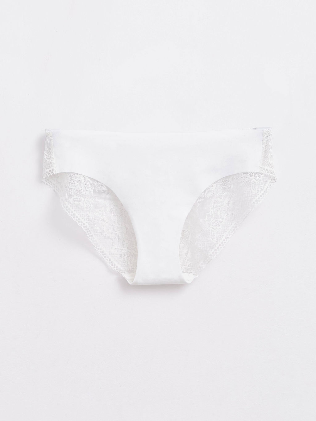 CONTE Трусы бикини из хлопка с кружевом LIGHT DAY LB 1272 off-white