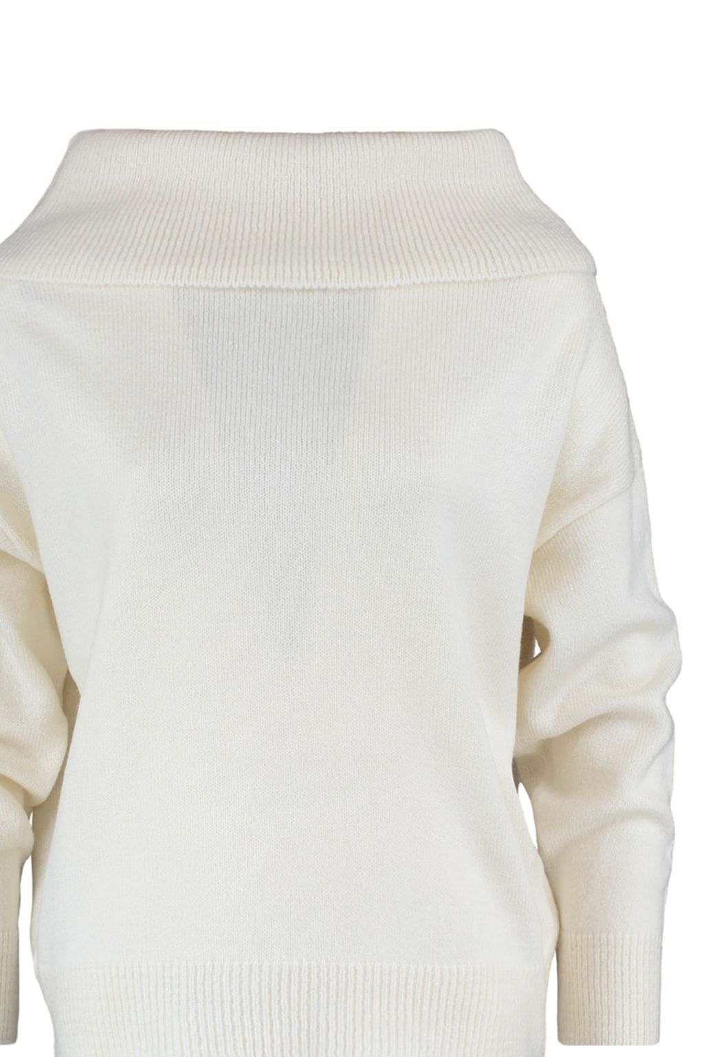 Ekru Yumusak Dokulu Carmen Yaka Triko Kazak TWOAW20KZ1519 - Trendyolmilla фото 8