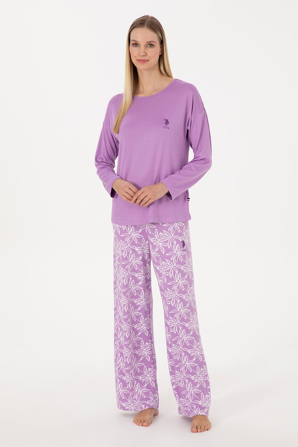 Kad_n Orkide Pijama Tak_m_ - U.s. polo assn фото 4