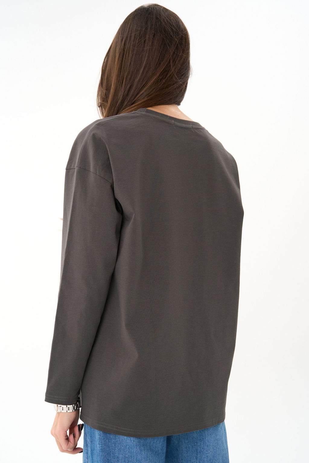 Лонгслив Эшли (графит) - Эльза фото 6