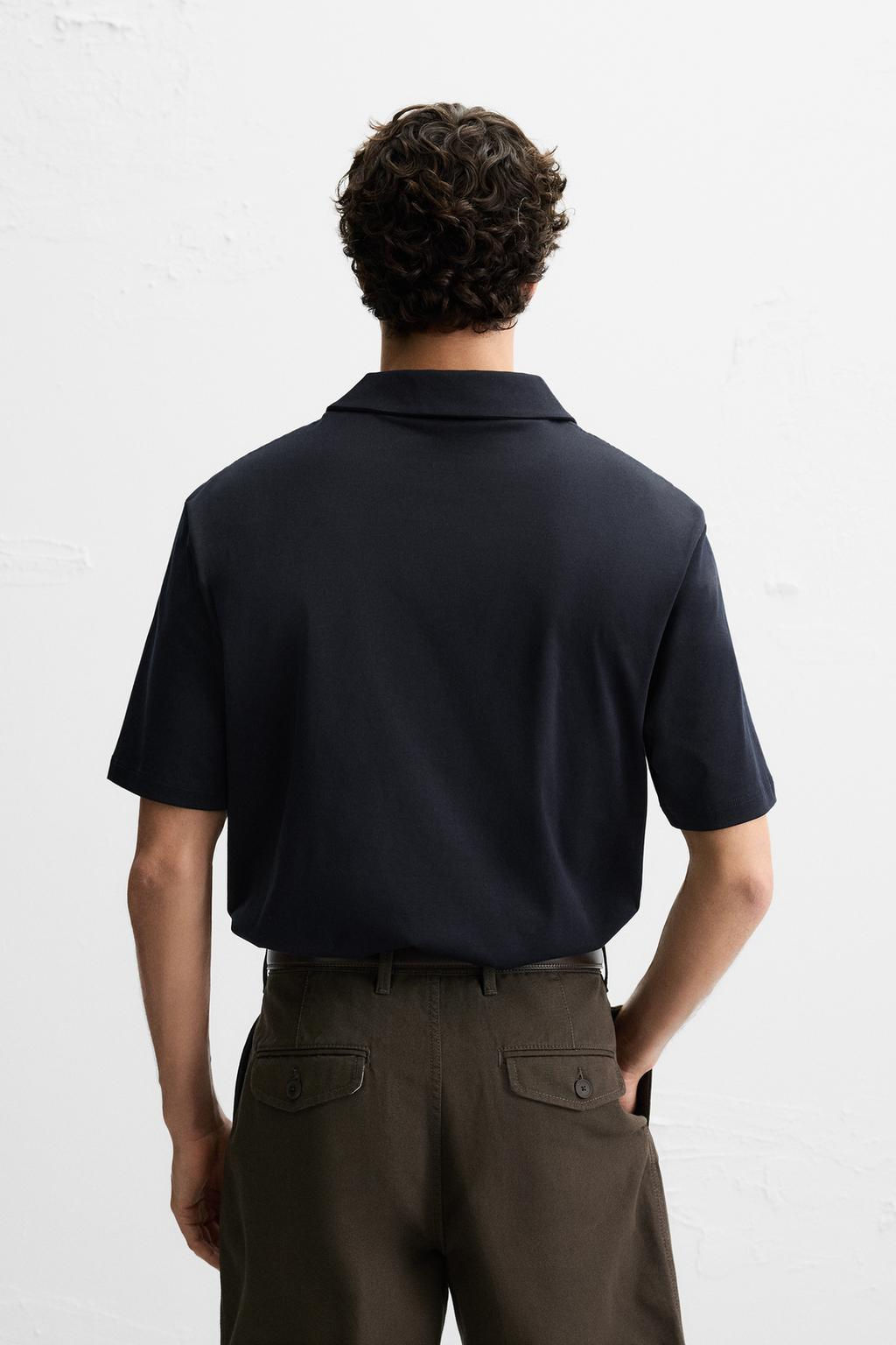 POLO SHIRT WITH MERCERISED FINISH - Zara фото 10