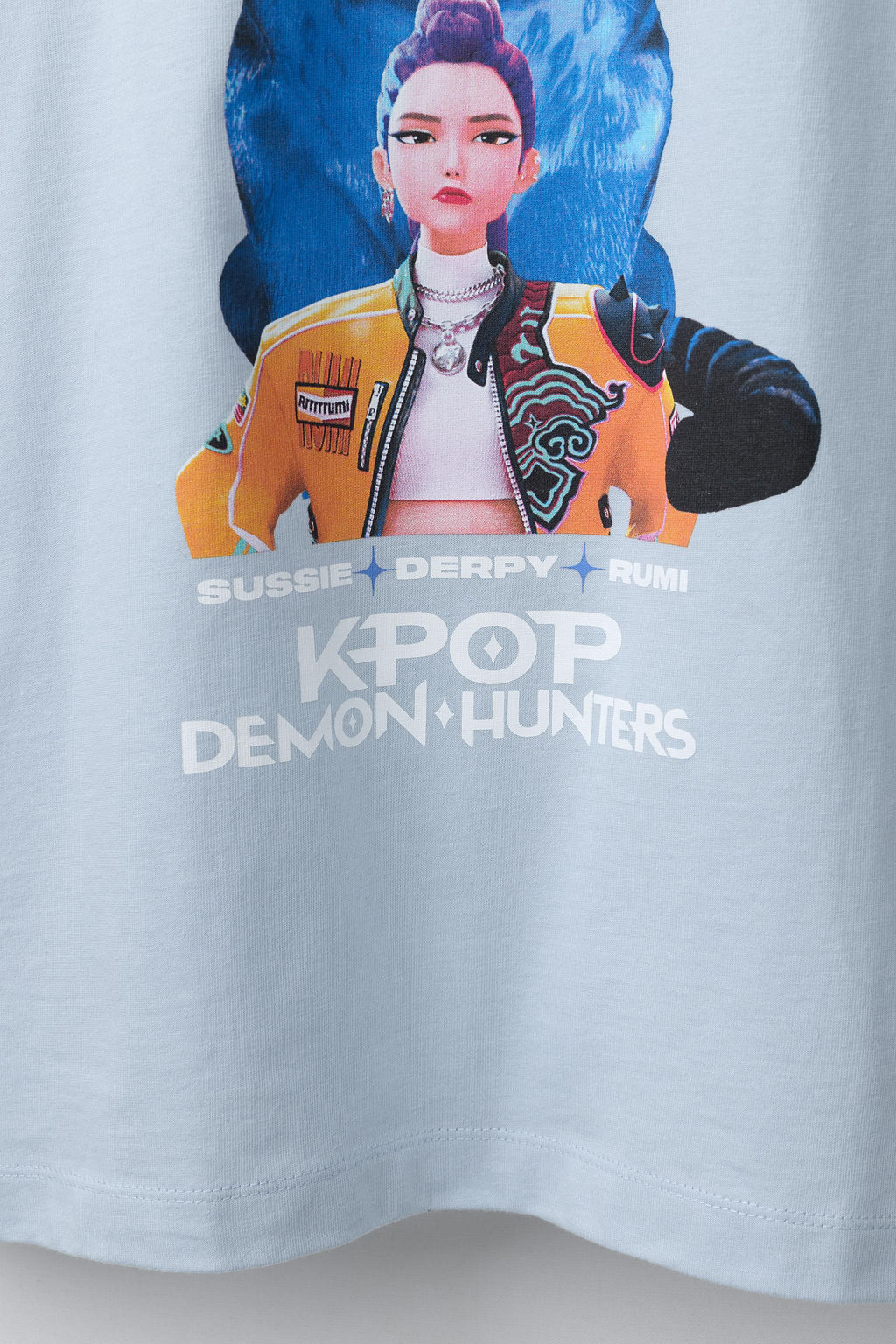 KPOP DEMON HUNTERS NETFLIX PRINTED T-SHIRT - Zara фото 4