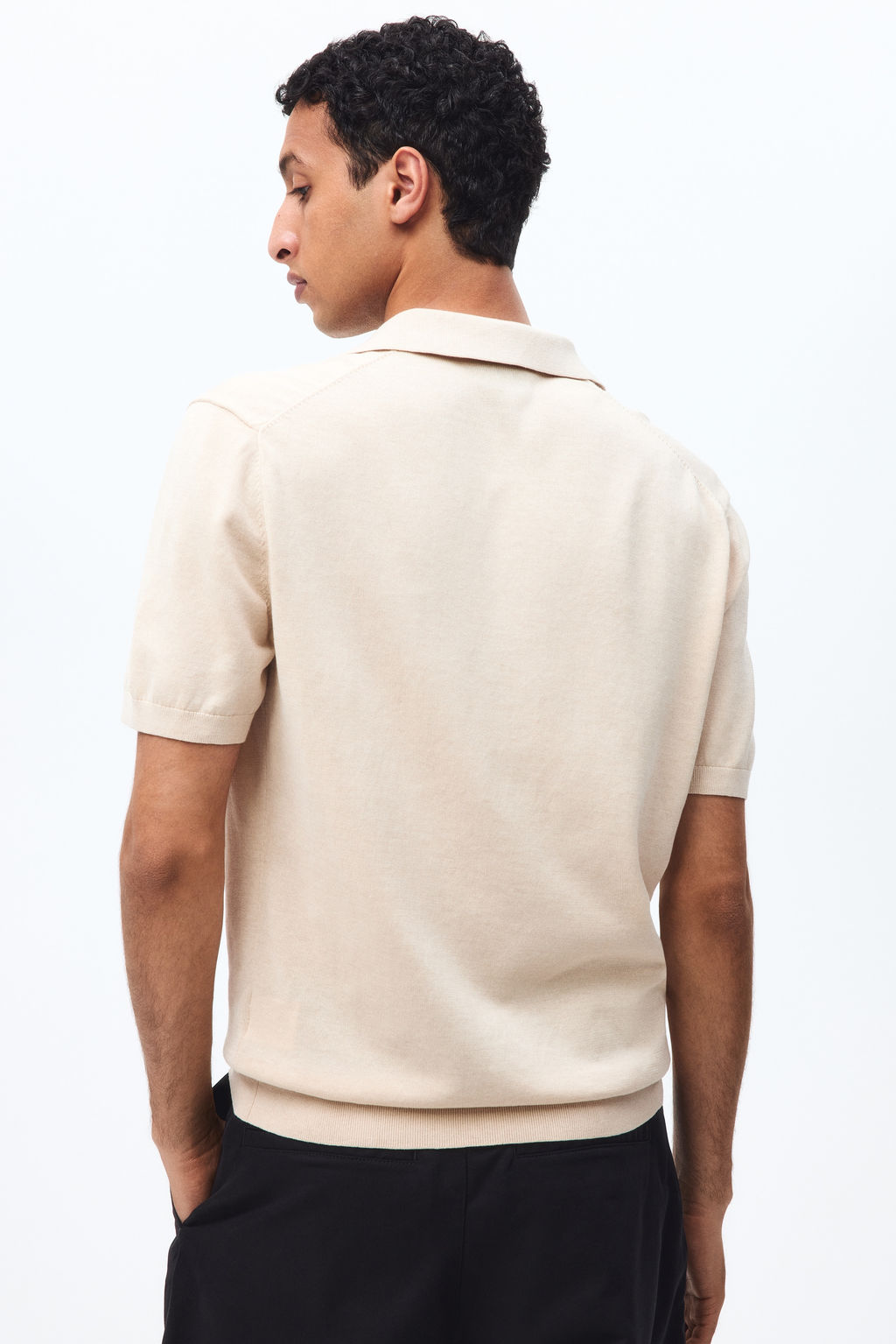 Polo en mezcla de seda Regular Fit - H&m фото 9