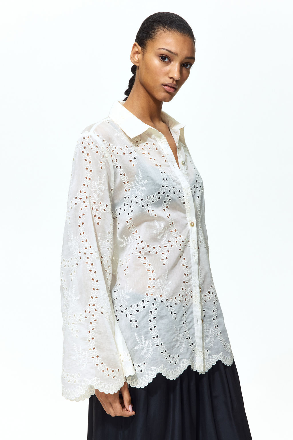 Camisa con bordado ingl?s - H&m фото 2