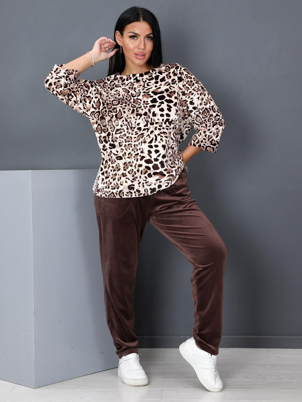 IV-CAPRIZ Кейра - костюм женский из велюра  фото 11