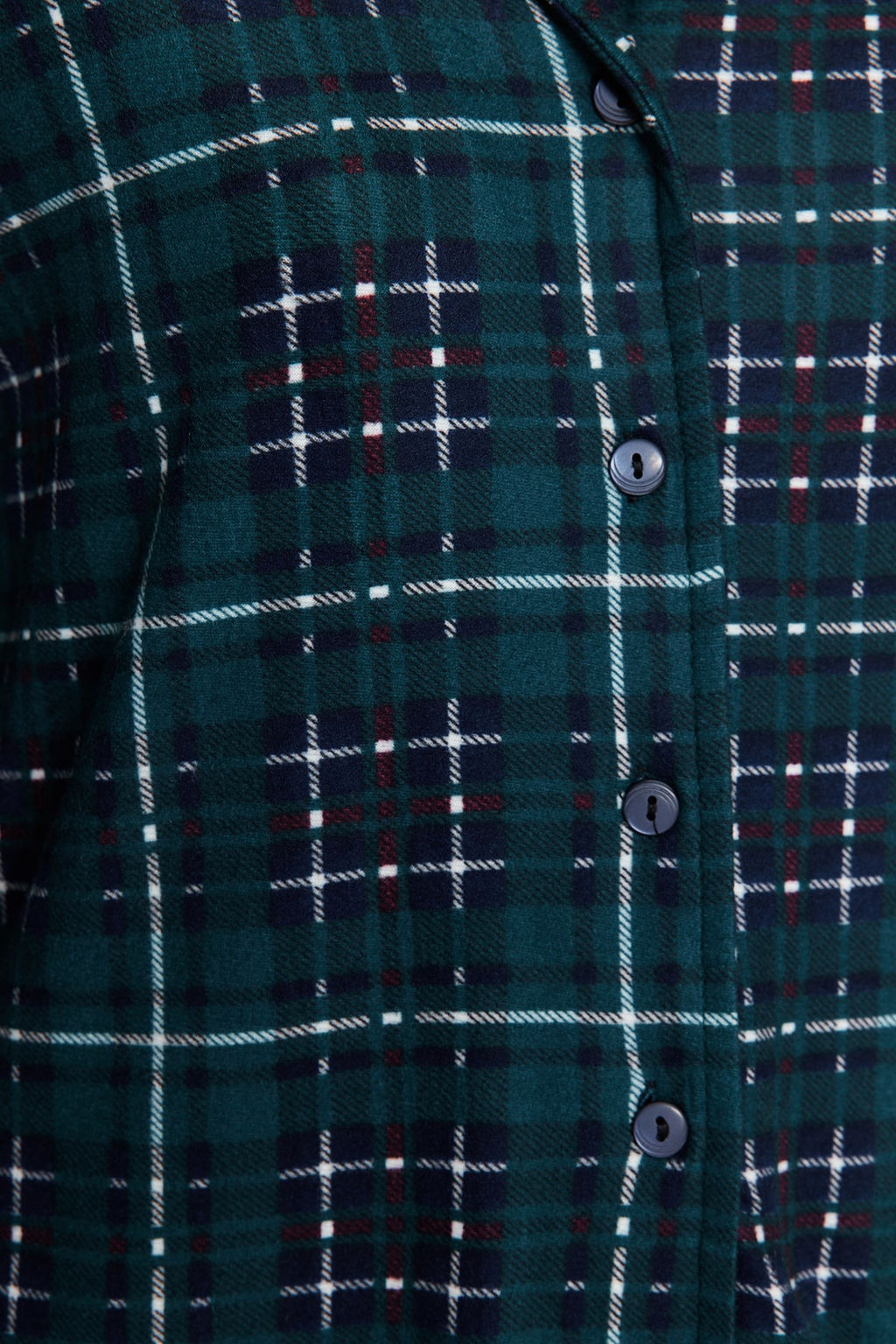 Trendyolmilla K?rm?z? Ekoseli Yumusak Hissiyatl? F?rcal? Kumas Uyku Bantl? Orme Pijama Tak?m? THMAW24PT00100 фото 19