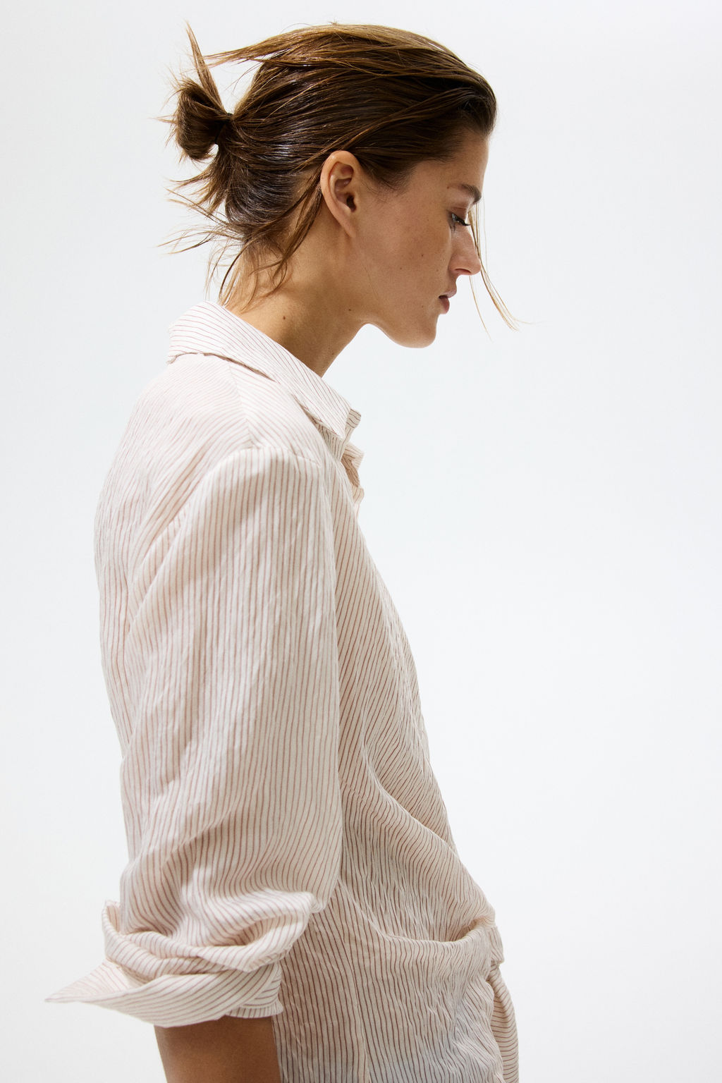 Camisa con lazada - H&m фото 4