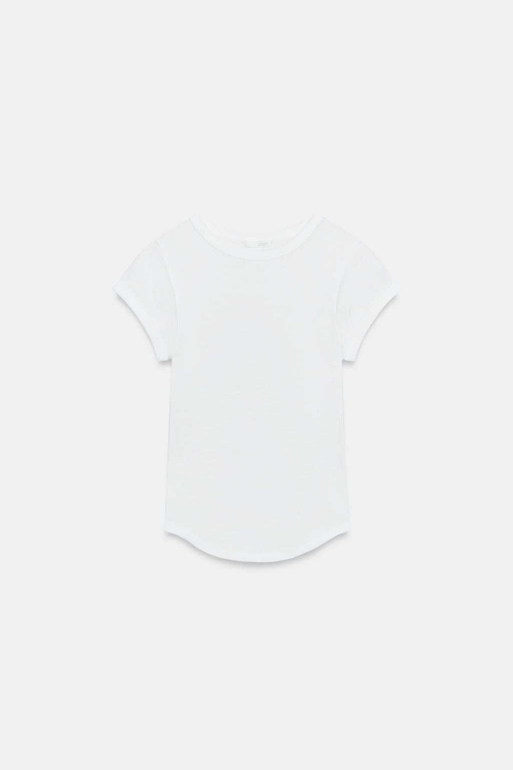 CAMISETA RIB MANGA CORTA / Blanco - Zara фото 7