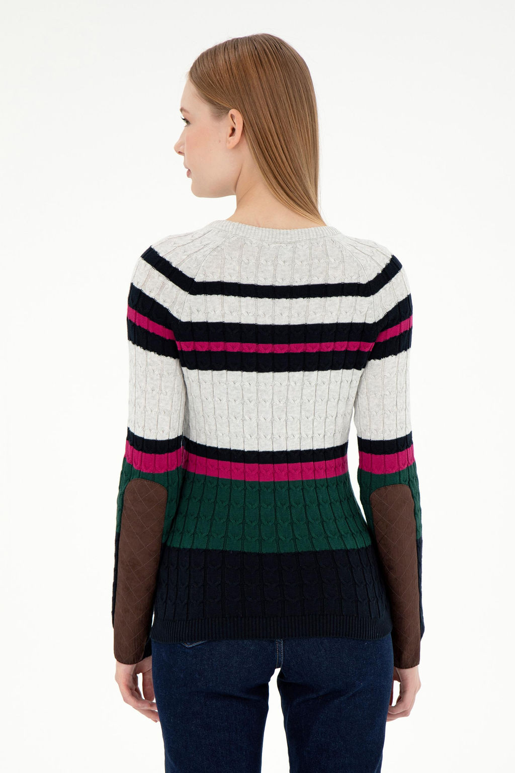 Женский темно-синий свитер Неожиданная скидка в корзине - U.s. polo assn фото 5