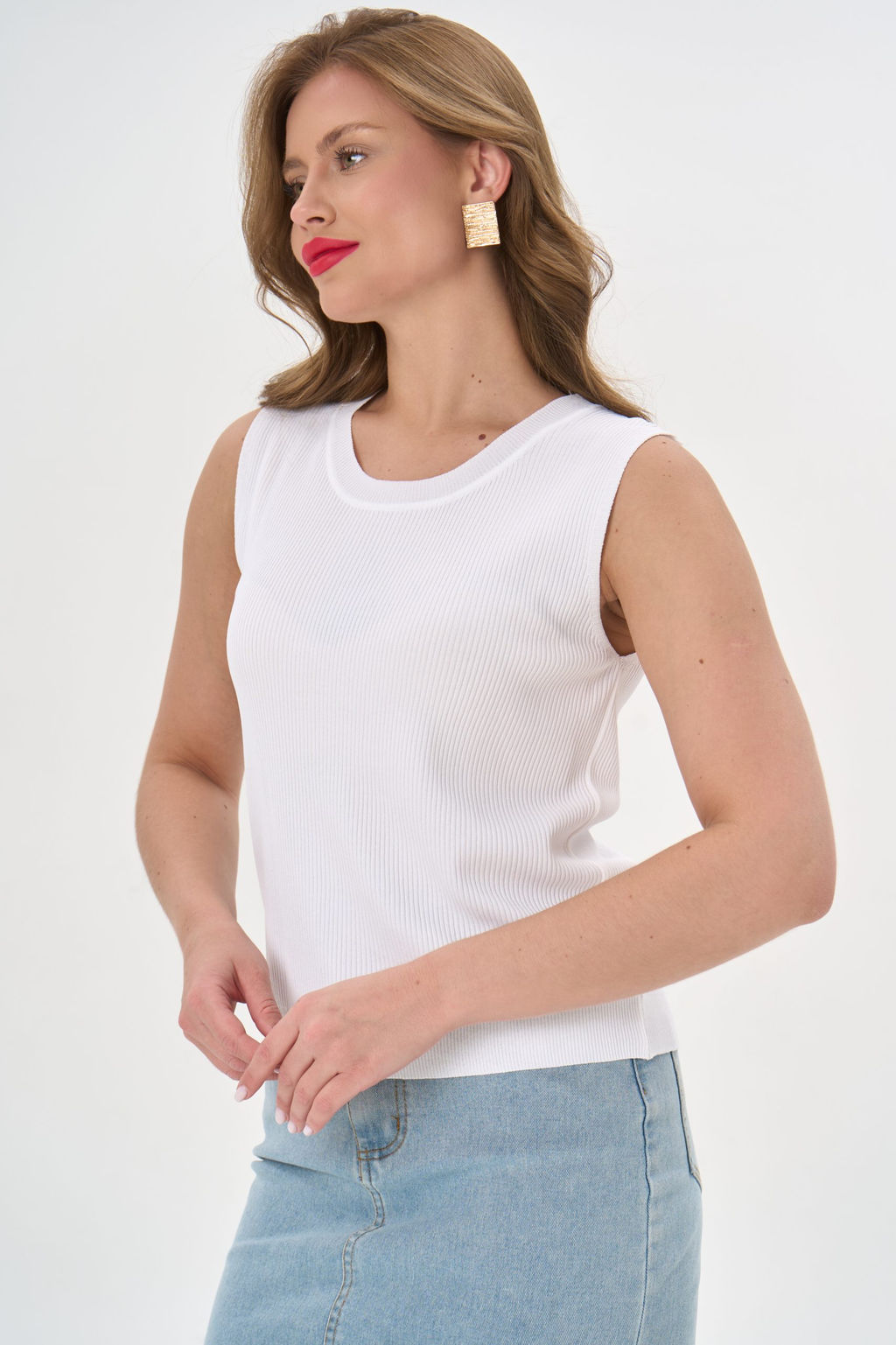 Топ Ли (белый) - Эльза фото 4