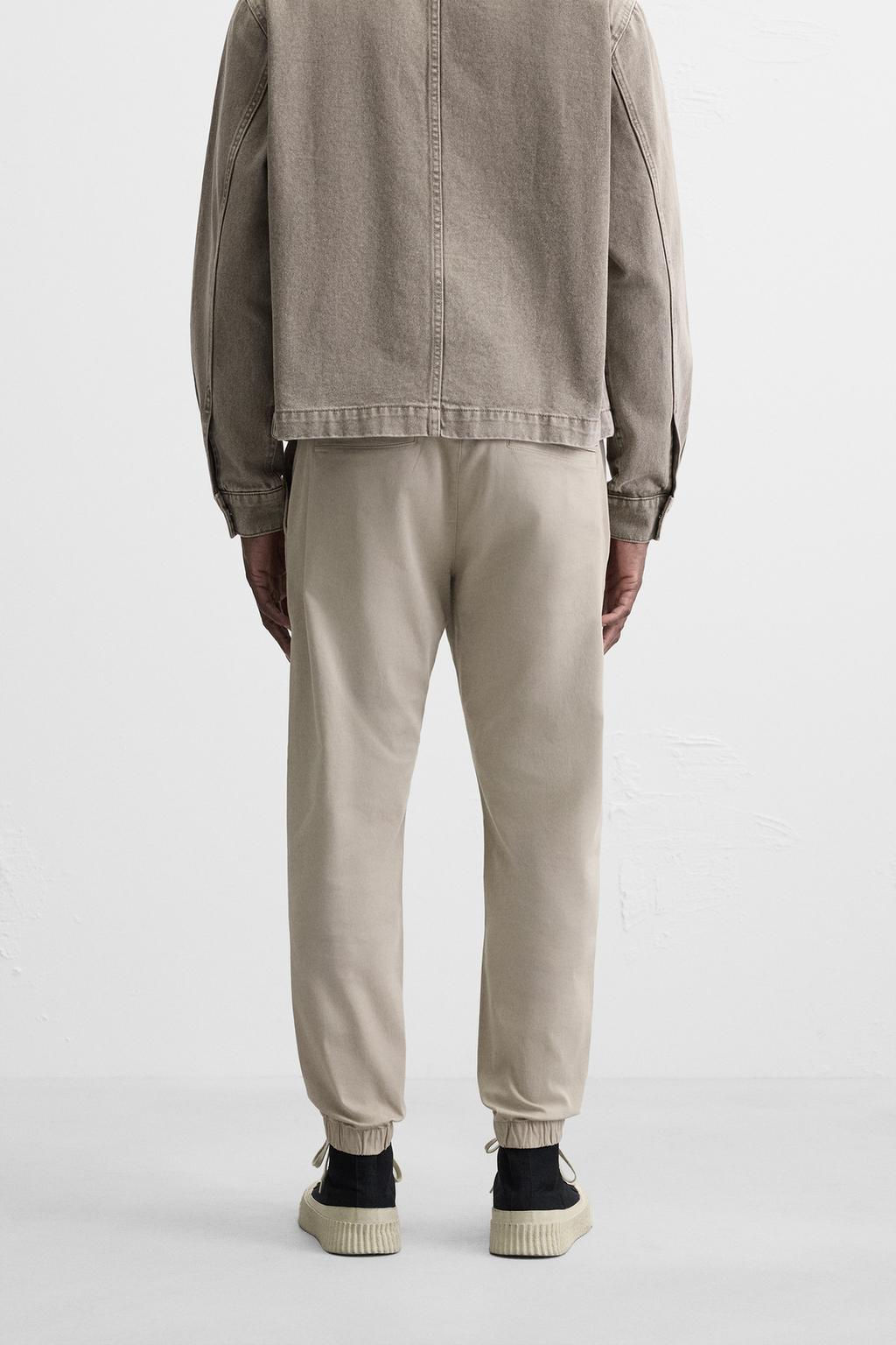 FADED JOGGER WAIST TROUSERS - Zara фото 5