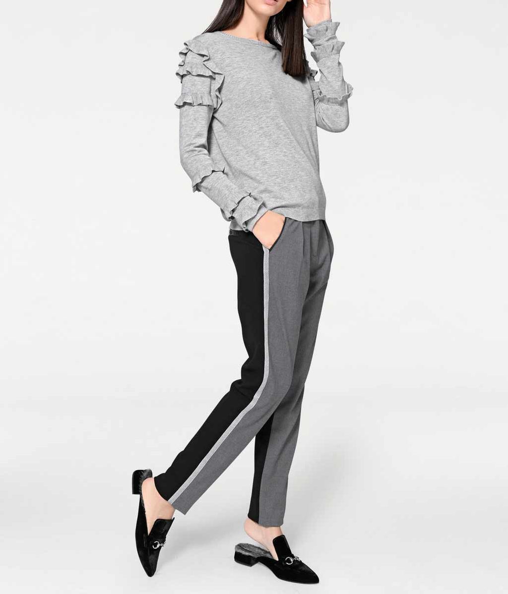 Пуловер, серый - Ashley brooke фото 5