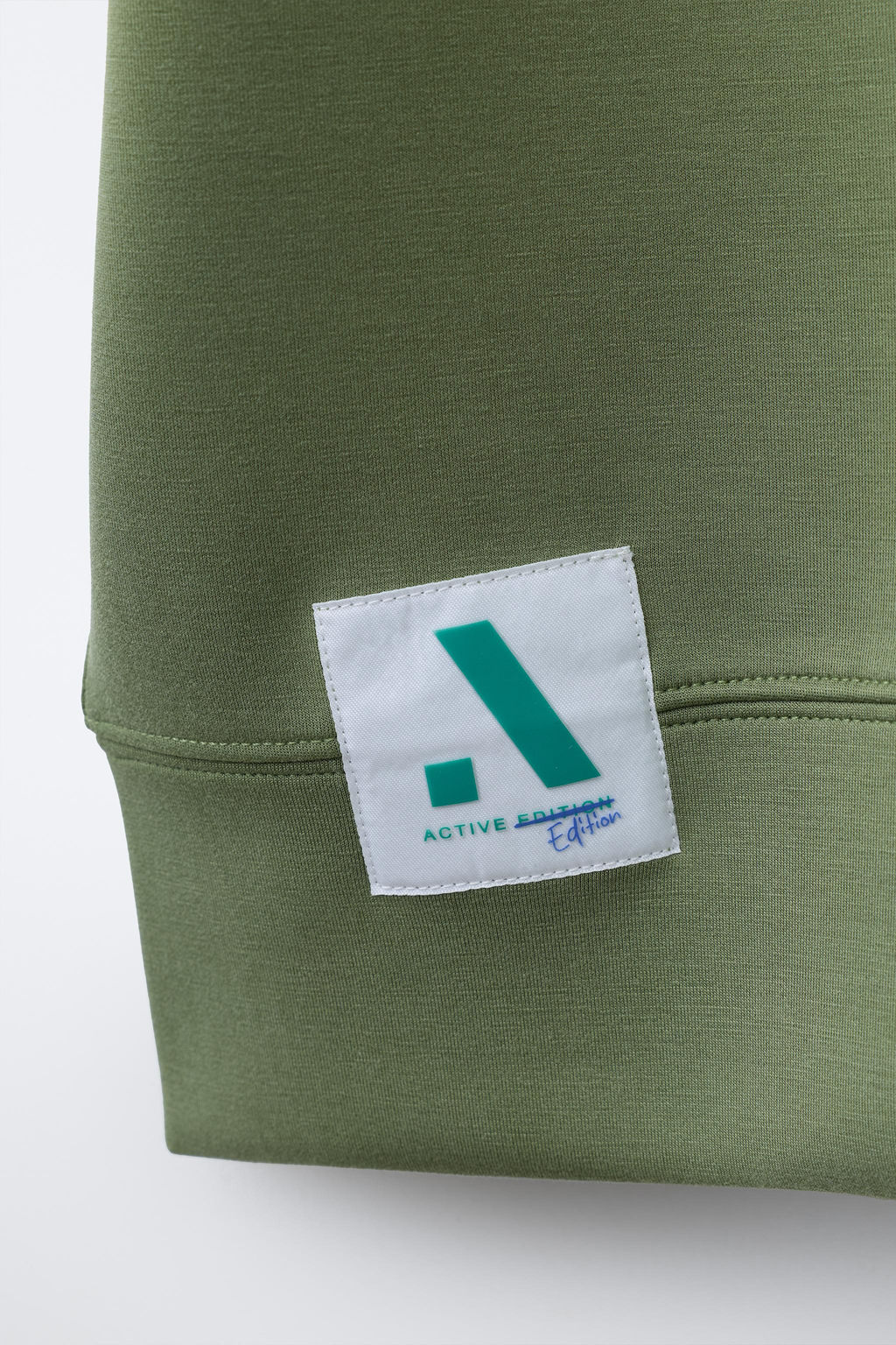 CAMISETA SPORTY LOGO / Verde medio - Zara фото 7