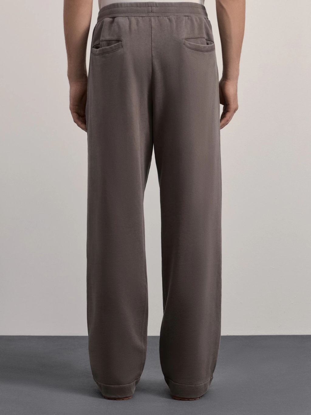 Брюки wide leg c эффектом garment dye / Zarina  фото 4
