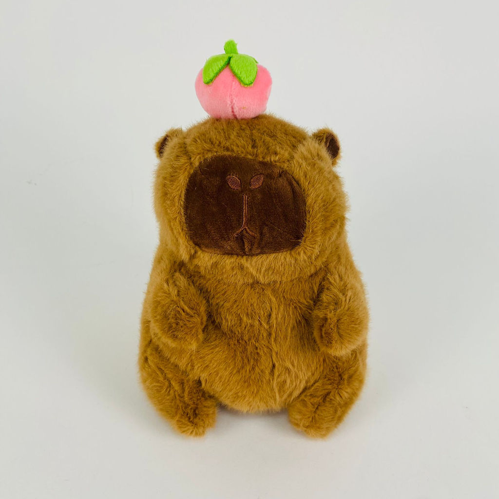 Мягкая игрушка Капибара с ягодой 22 см (арт. YE240618-6) - Storyland фото 17