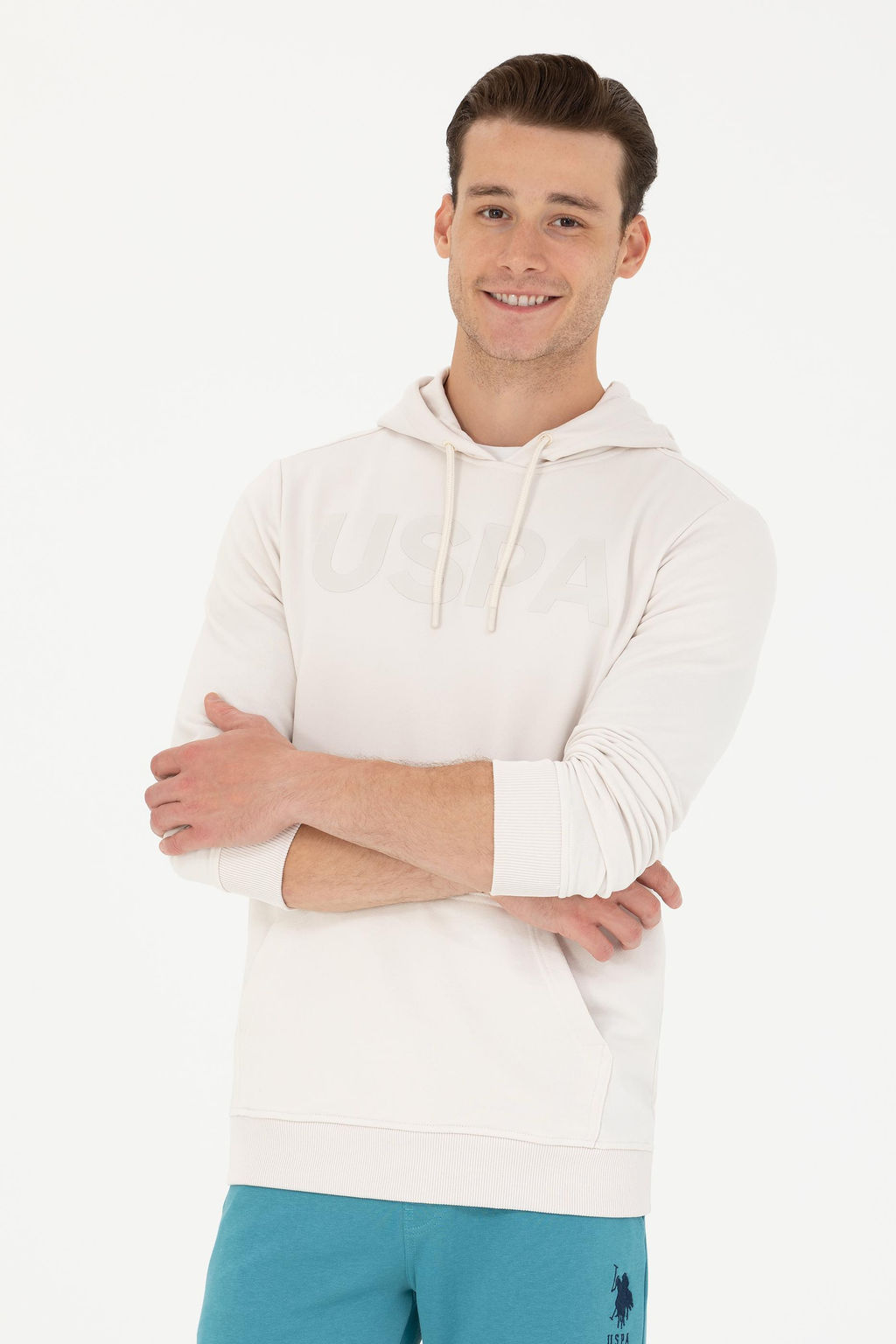 U. S. Polo Assn Мужская базовая толстовка с капюшоном и камнем - U.s. polo assn фото 15