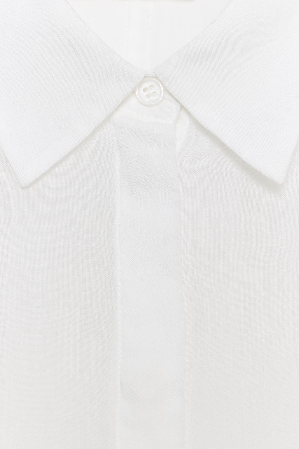 CAMISA FLUIDA OVERSIZE ZW COLLECTION / Blanco - Zara фото 8