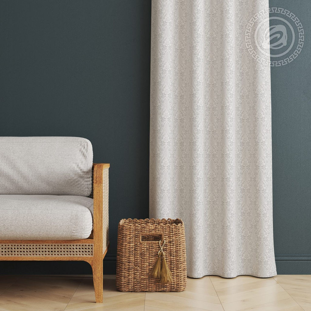 Шторы для гостиной с подхватом Вензель серый 145*260/Шторы: 1 шт.- 145*260, подхваты: 1 шт. Шторы АРТ ДИЗАЙН для гостиной  фото 8