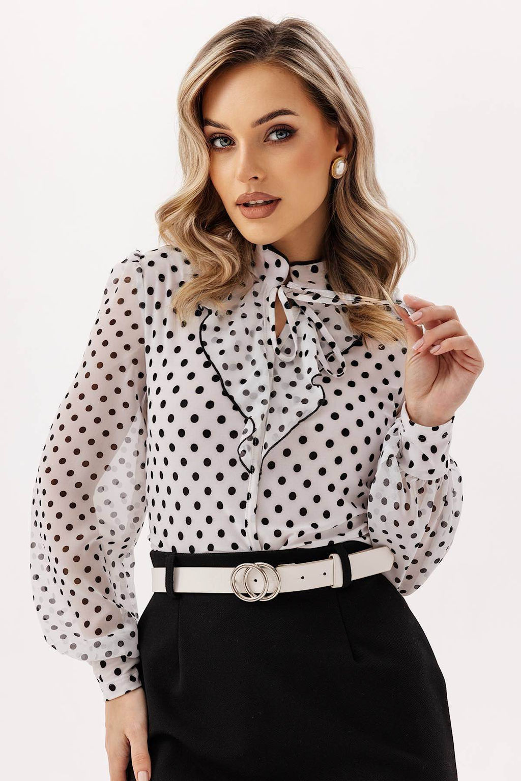 Блузка женская 7080/07/Молочный - Rise фото 3