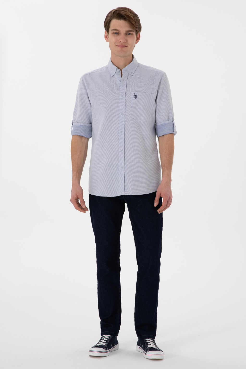 Erkek Lacivert Uzun Kollu G_mlek Sepette S_rpriz _ndirim - U.s. polo assn фото 4