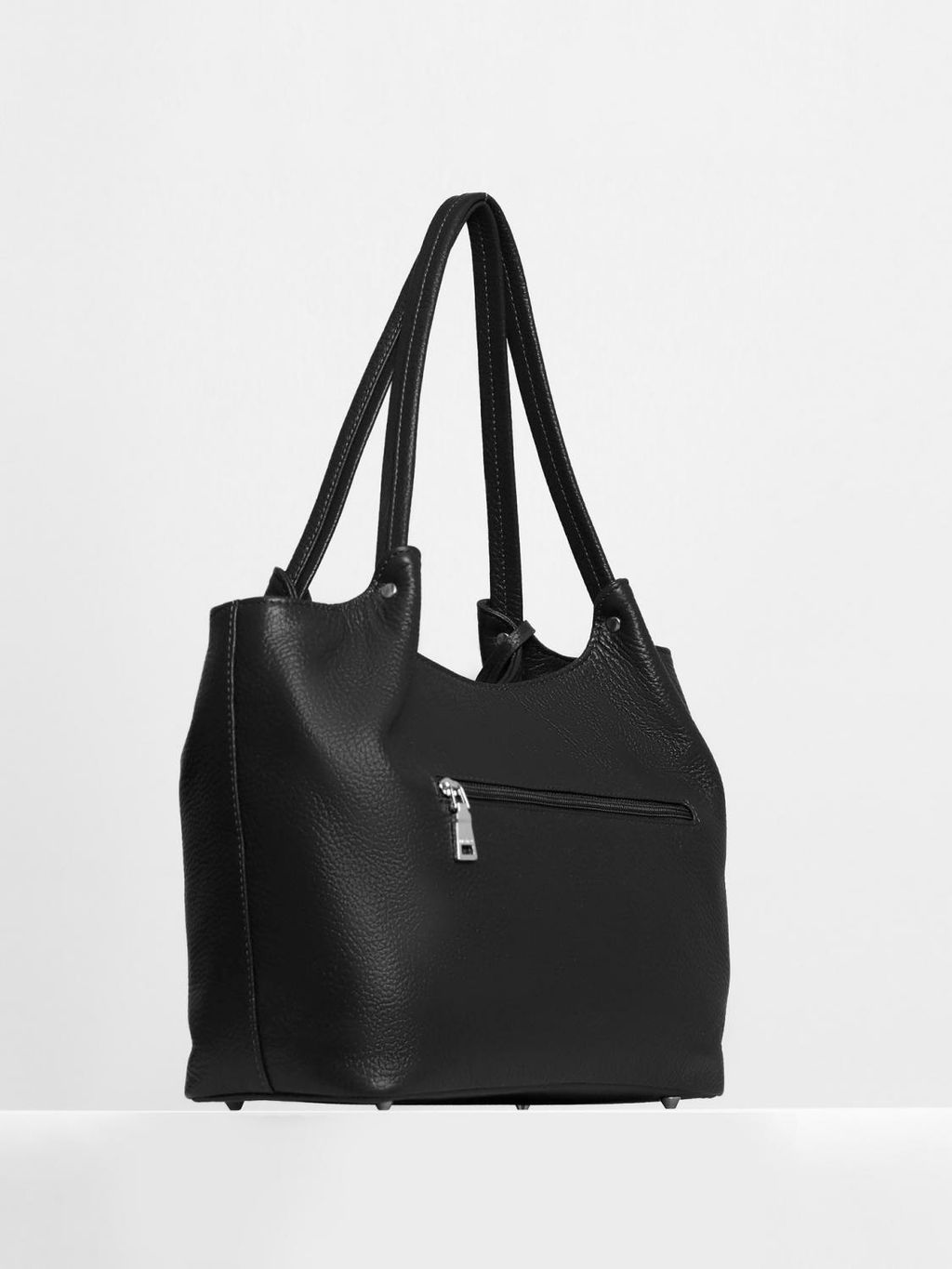 Женская кожаная сумка Richet 2535LN 811 Черный