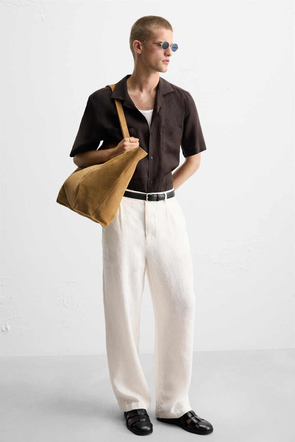 LEATHER TOTE BAG - Zara фото 8
