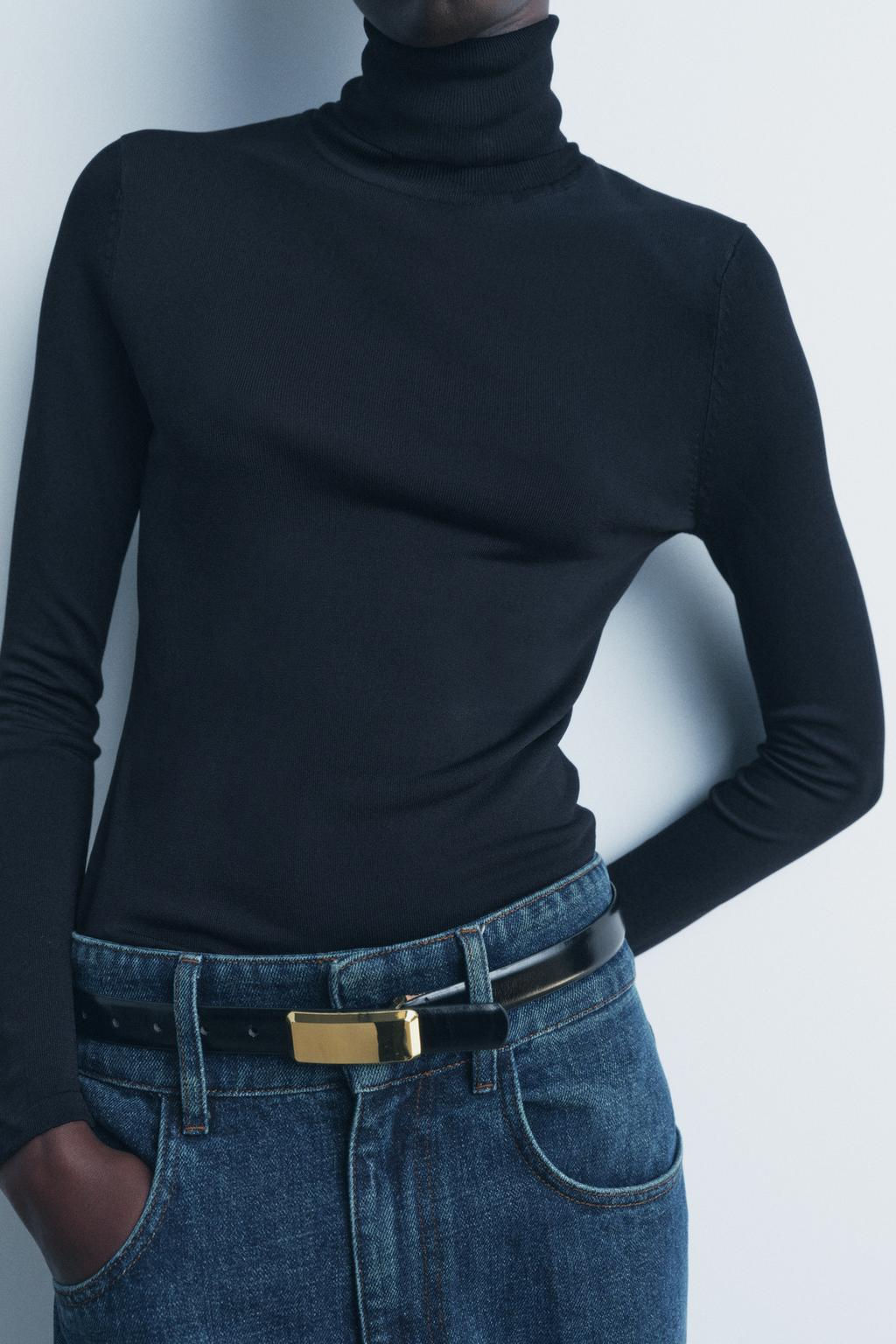 BASIC FINE KNIT SWEATER - Zara фото 13