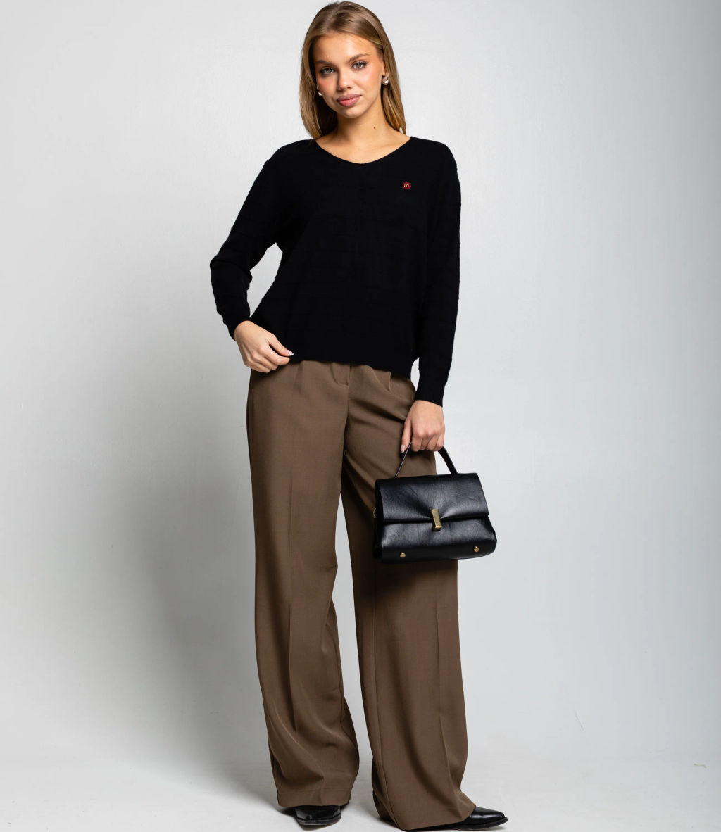 Джемпер #КТ20801, чёрный