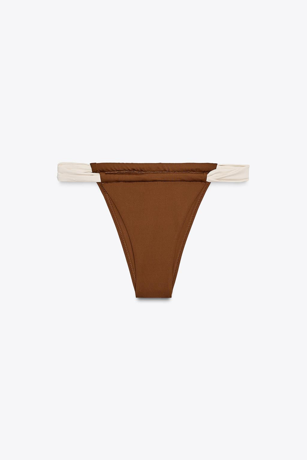 TIE-SIDE BIKINI BOTTOMS - Zara фото 4