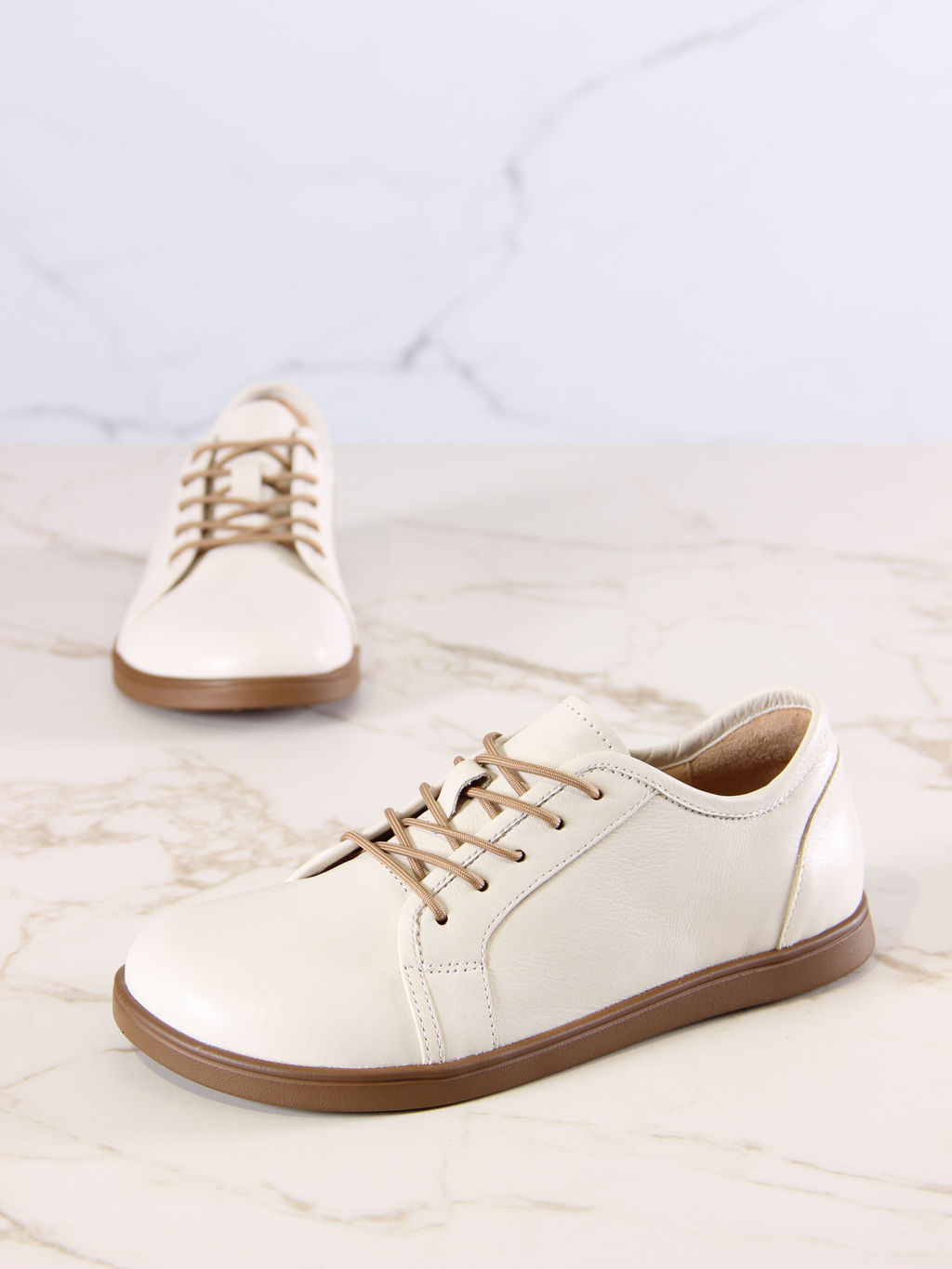 Кеды босоногие кожаные 182.астиbr.Черный стар/Кожа - Edart фото 23