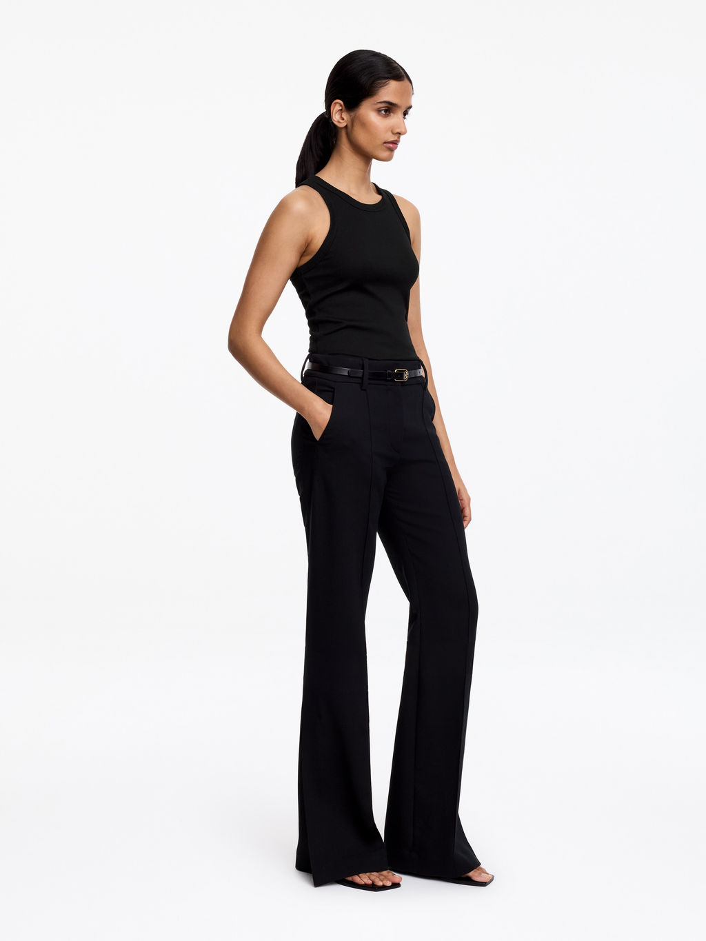 Camiseta sin mangas de canal? con corte racer - H&m фото 4
