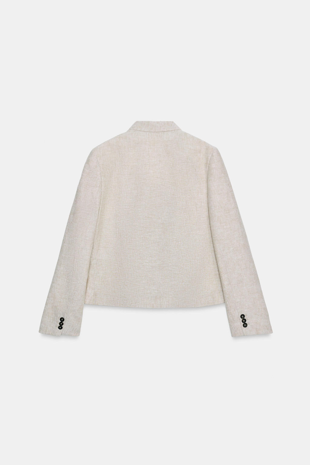 BLAZER RECTA PINZAS CON LINO / Arena / Vigor? - Zara фото 9