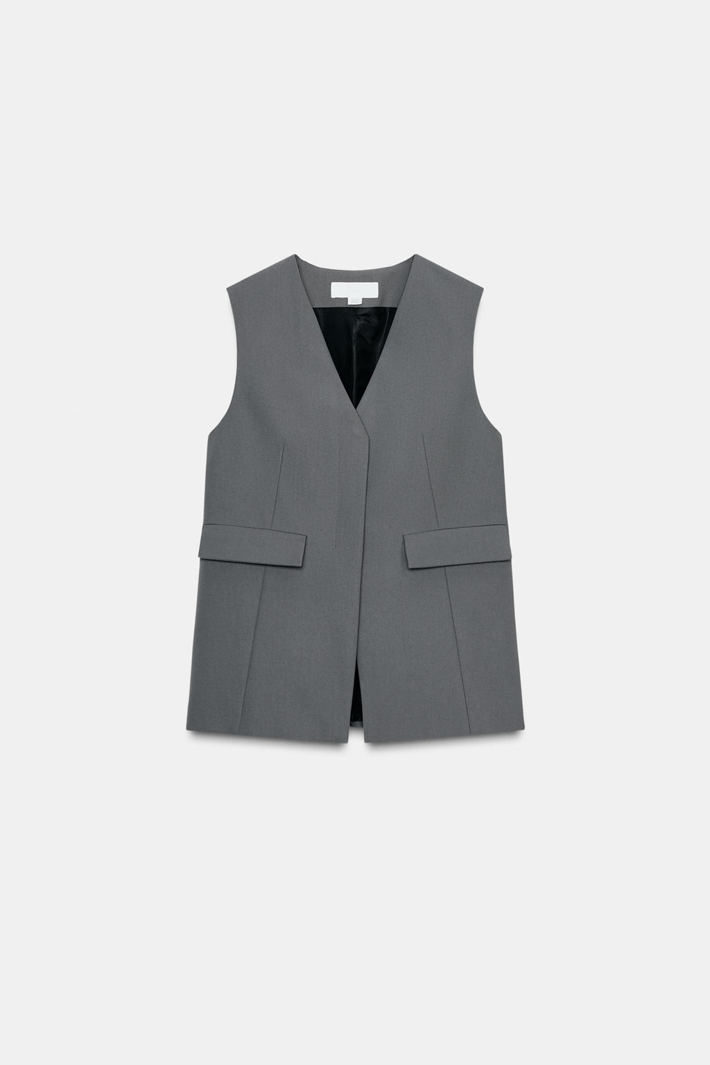 LONG DOUBLE-BREASTED WAISTCOAT - Zara фото 6