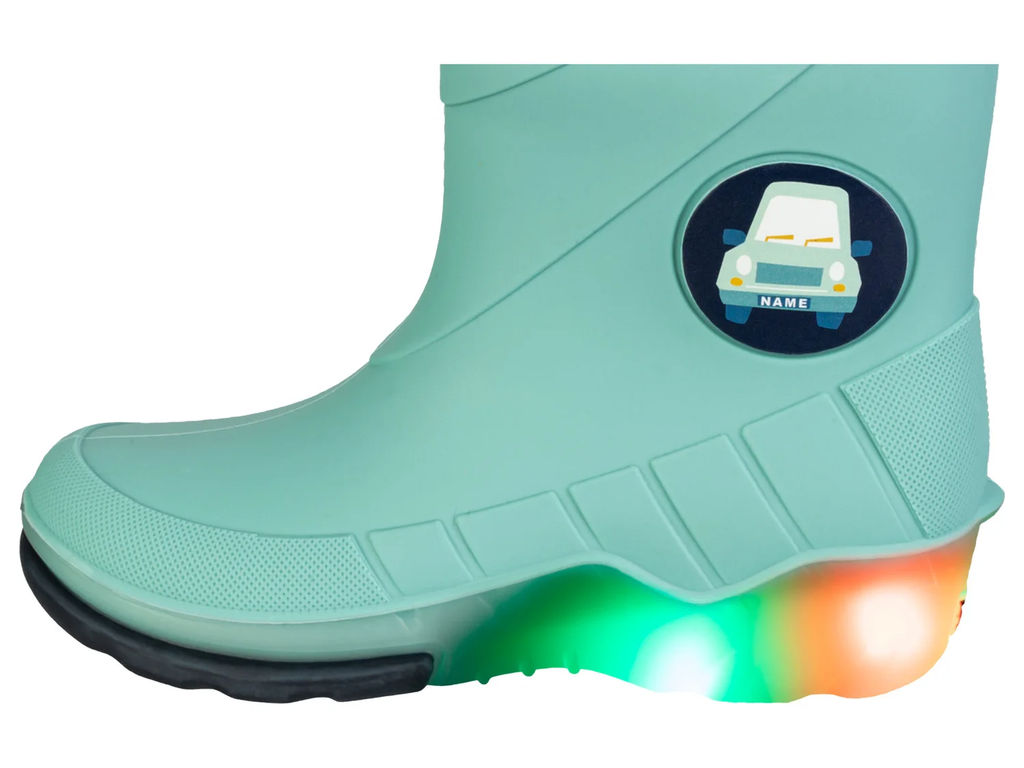 Утепленные резиновые сапоги для девочек LUPILU с мигающими пятками  фото 34