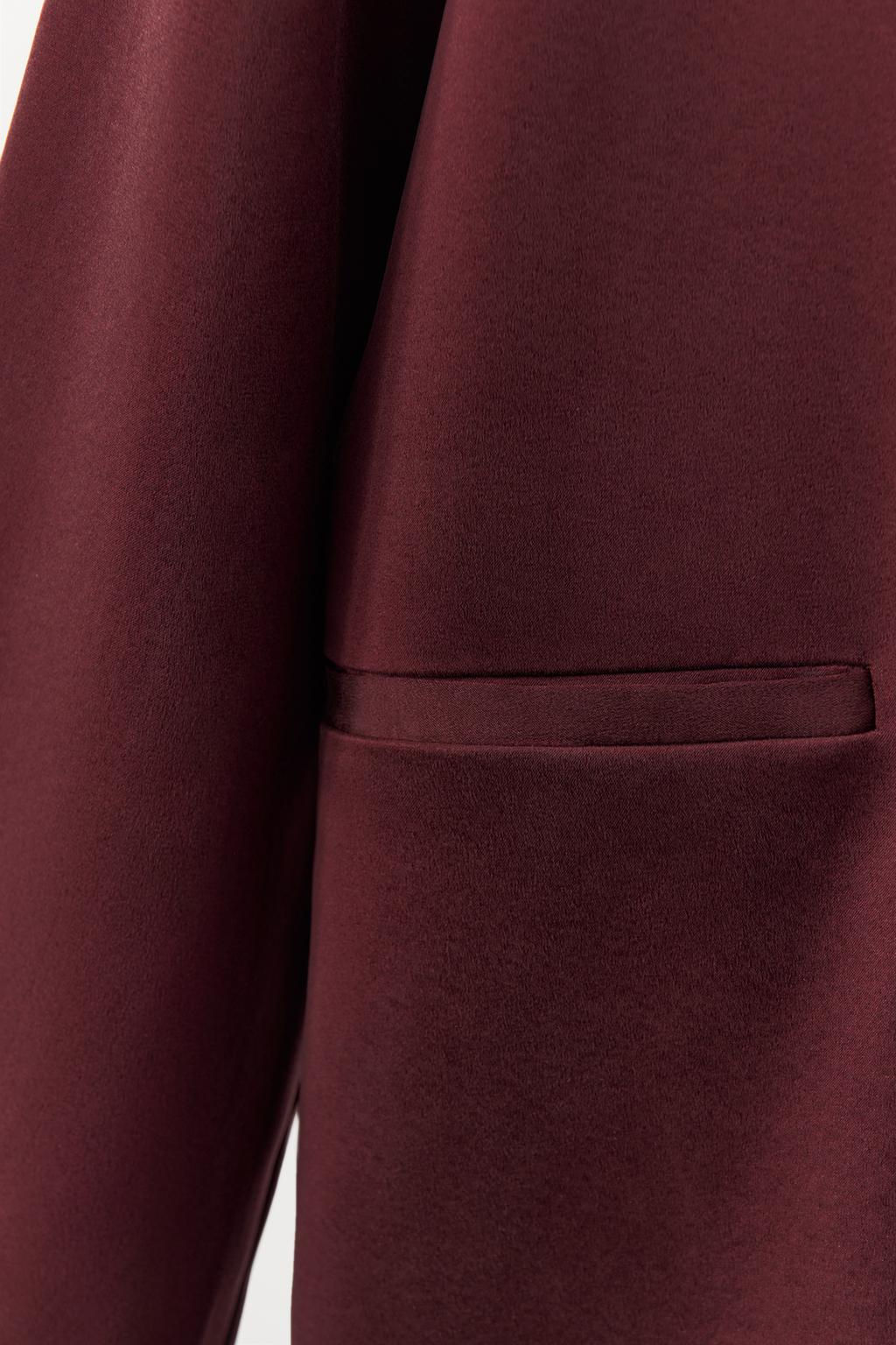 SILK PYJAMA SHIRT - Zara фото 9