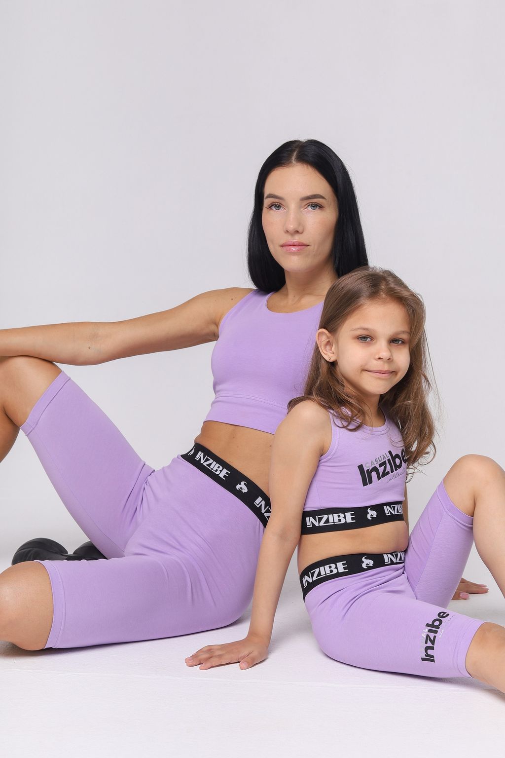 Велосипедки базовые CASUAL, сирень - Inzibe фото 3