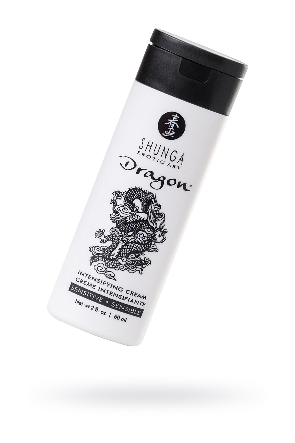 Интимный крем-лубрикант для мужчин Shunga Дракон Сенситив (Dragon), эффект ледяного огня, 60 мл