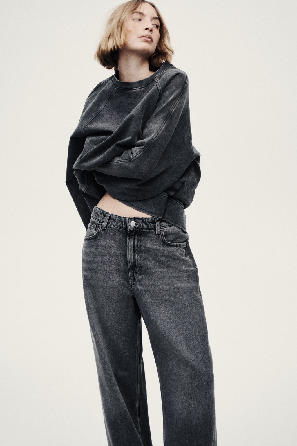 Baggy Regular Waist Jeans - H&m фото 5