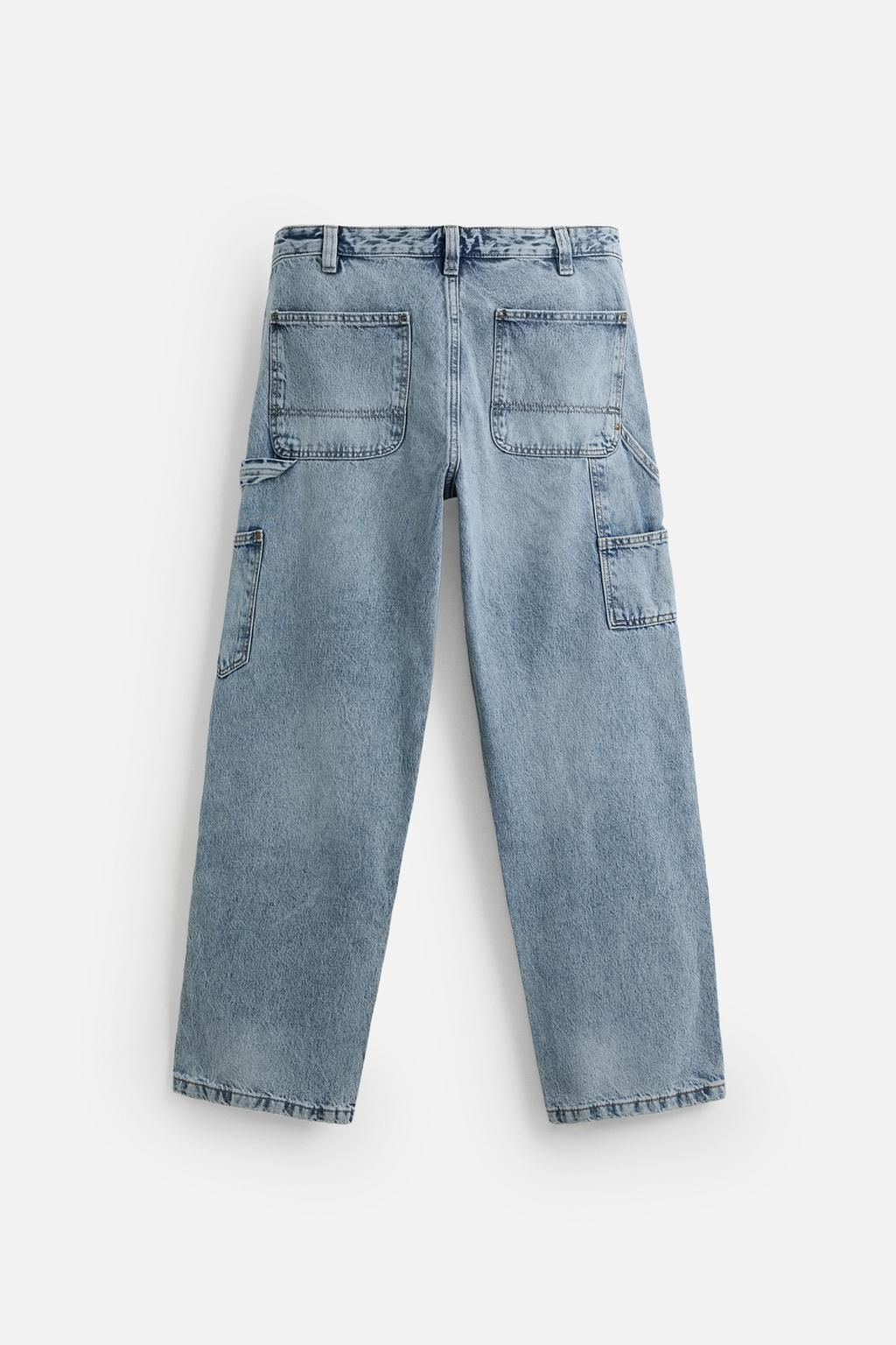 CARPENTER STRAIGHT-LEG JEANS - Zara фото 8