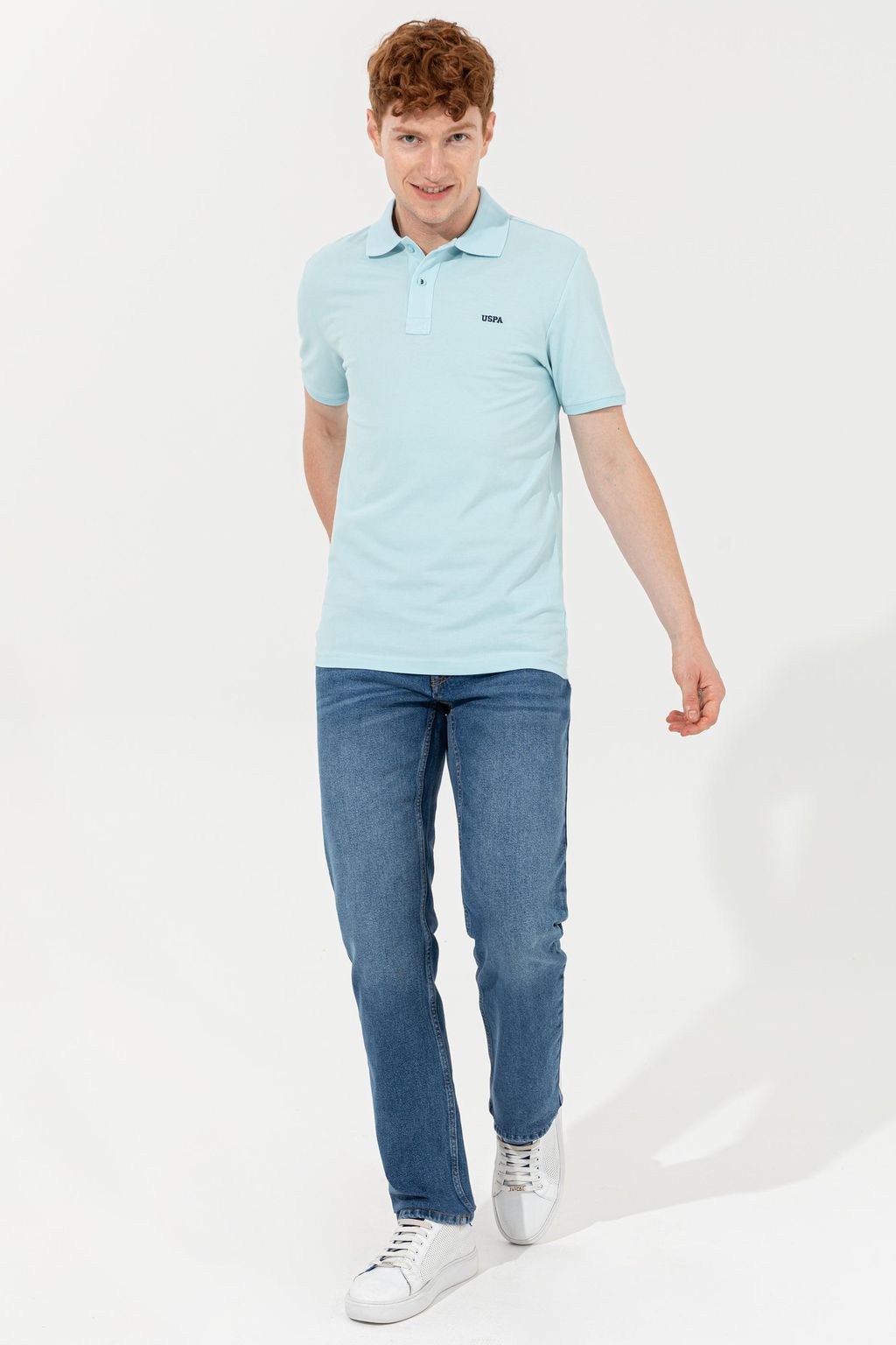 U. S. Polo Assn / Мужские голубые джинсовые брюки