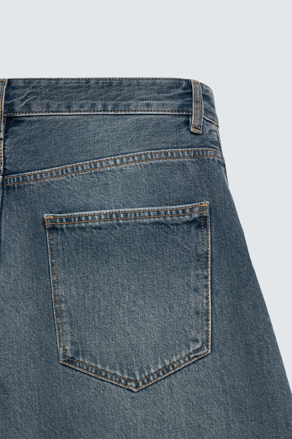 JEANS RELAXED BARREL FIT / Azul / Verde - Zara фото 10