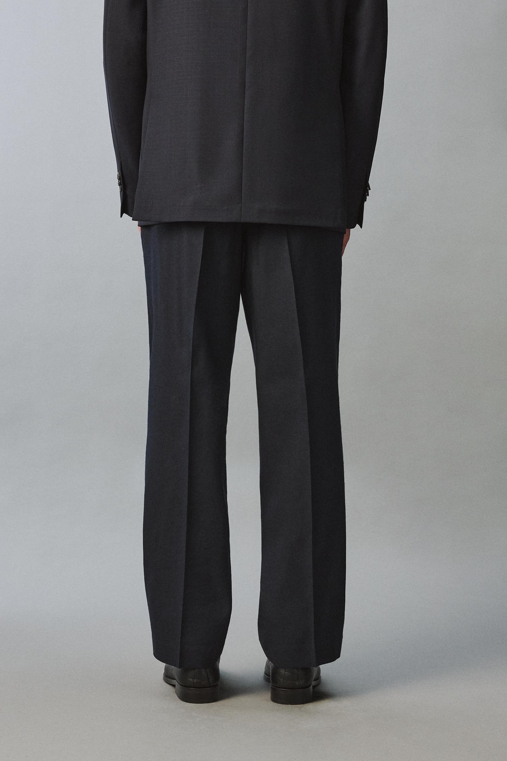 PANTAL?N PLIEGUES RELAXED FIT LINO - LANA / Marino - Zara фото 3